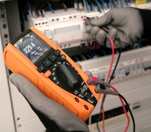 HT ITALIA HT64 TRMS/AC+DC Digital Multimeter with colour LCD display - Image 4