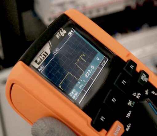 HT ITALIA HT64 TRMS/AC+DC Digital Multimeter with colour LCD display - Image 3