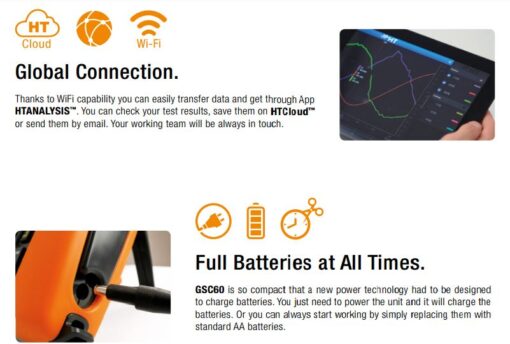 HT INSTRUMENTS GSC60 Multifunction Electrical Power Analyzer - Image 9