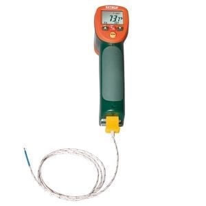 Extech 42515 InfraRed Thermometer with Type K Input - Leda Electronics