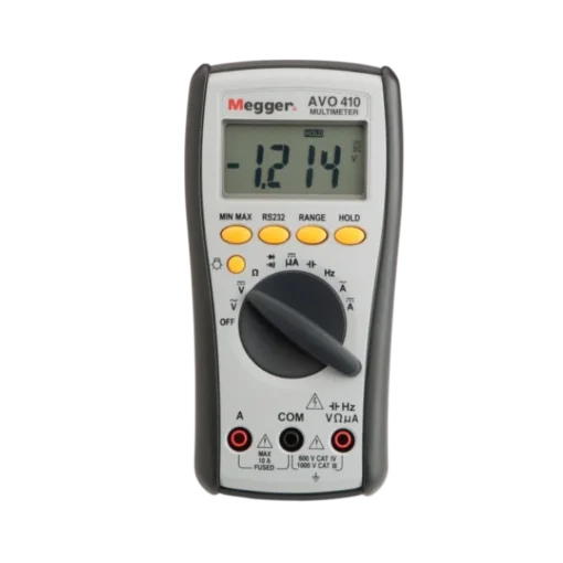 Megger AVO410 TRMS Digital Multimeter – 6000 Count, True RMS, CAT IV 600 V