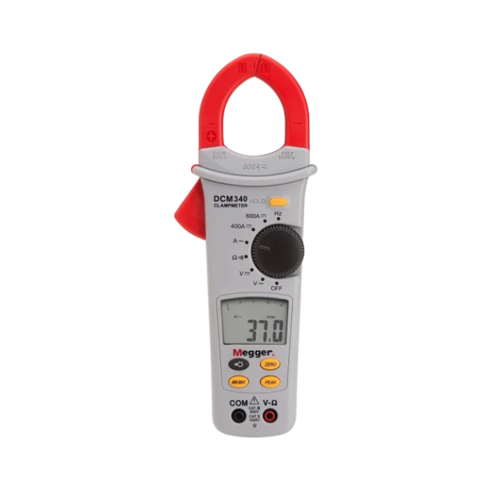 Megger DCM340 Digital Clamp Meter – Versatile AC/DC Voltage & Current Measurement