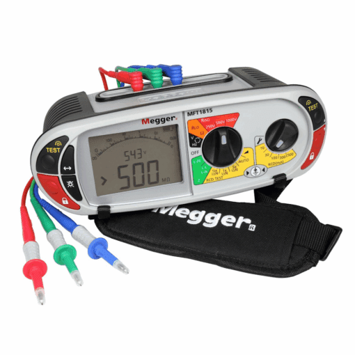 MEGGER MFT1815 Multifunction Installation Tester | CAT IV Safety | Two-Wire Non-Trip Loop Testing